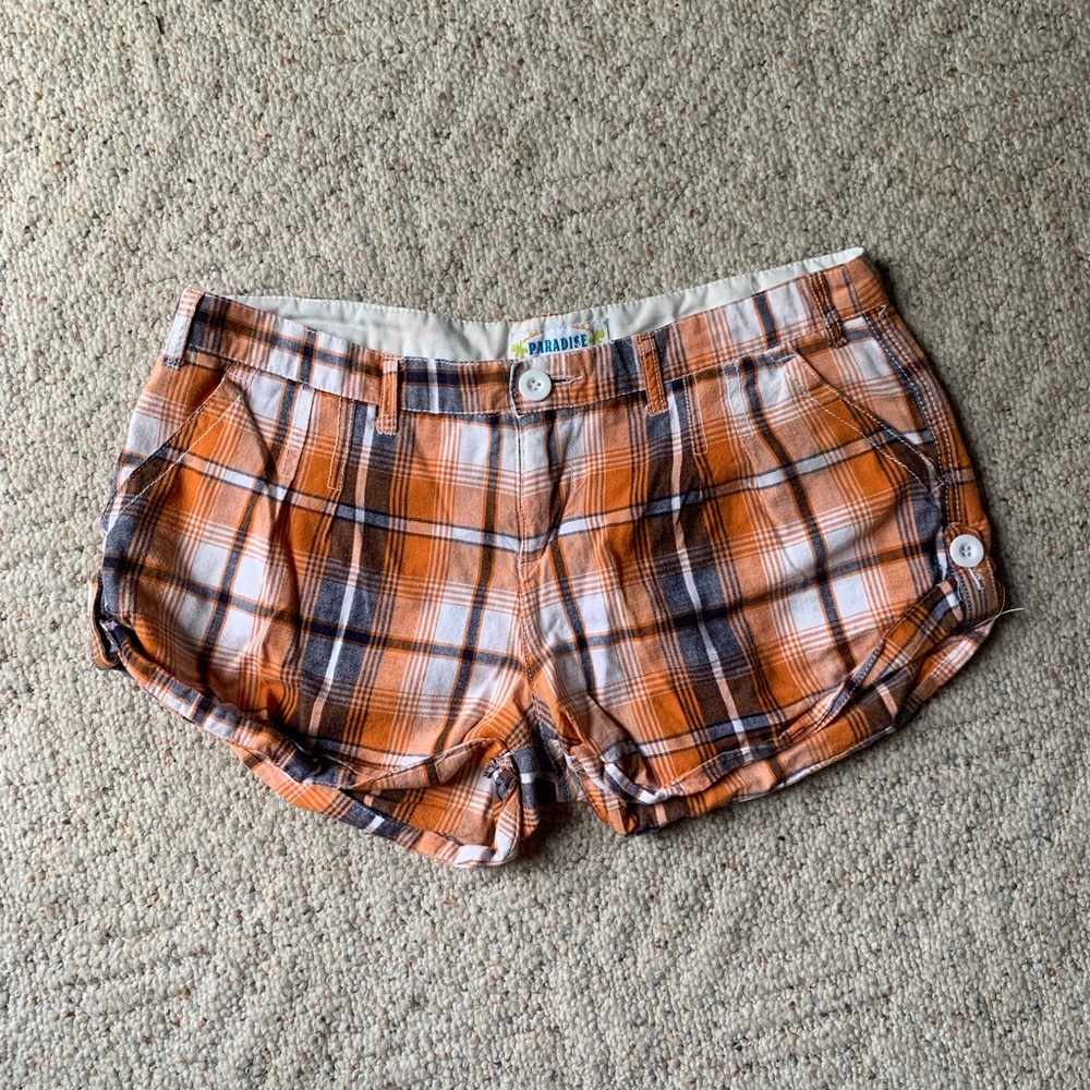 Vintage Y2K Plaid Shorts